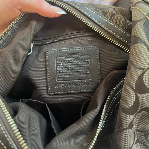 Coach Brown Hobo Bag - Picture 5 of 7